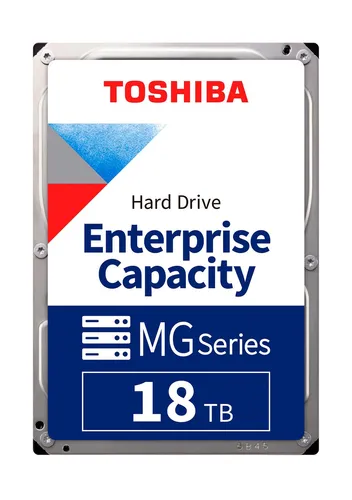 Toshiba Enterprise Capacity MG Series 18TB - 3.5 Zoll SATA 6Gb/s interne Festplatte, hohe Speicherkapazität und zuverlässige Leistung für Unternehmensanwendungen