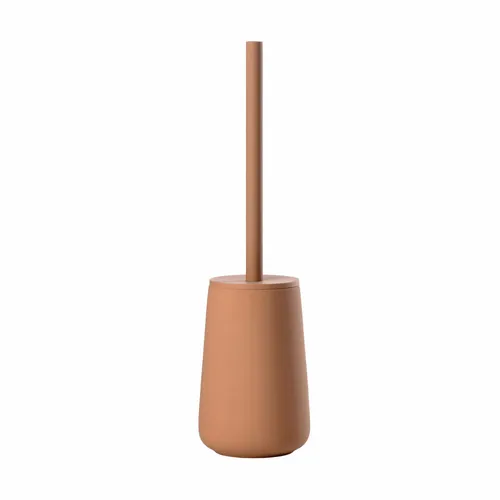 Zone Denmark Nova One Toilettenbürste - Mandarine - Toilettenbürste aus hochwertigem Steinzeug und 18/8 Stahl, modernes Design in Gelborange für stilvolle Badezimmer.