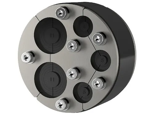 Hauff HRD100SG2/8303/416,5 HRD 100-SG-2 - Kabelabdichtung - Rohre & Rohrleitungen - Effektive Abdichtung von Kabeln in Kernbohrungen mit flexibler Segmentringtechnik für individuelle Anpassung an Leitungsdurchmesser.