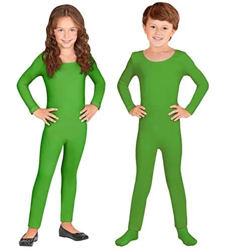 Widmann Kinderkostüm Body – Elastischer Overall für Karneval - Kostüm-Outfits für Erwachsene, elastisches Material für hohen Tragekomfort, ideal für Karneval und Mottopartys, erhältlich in verschiedenen Farben und Größen für Kinder von 4 bis 7 Jahren.