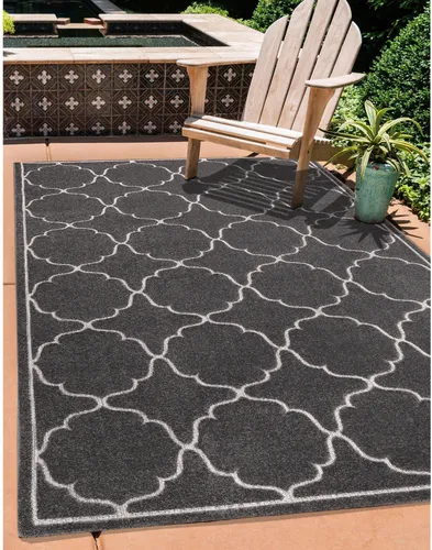 SANAT Wetterfester Outdoor Teppich - 120x170 cm für Innen & Außen - Teppiche für Terrasse, Garten & Balkon, wetterbeständig und pflegeleicht aus 100 % Polypropylen, ideal für stilvolle Akzente in jedem Raum.