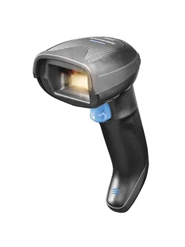DATALOGIC Gryphon GBT4500 mit Halterung - Desktop Scanner mit kabelloser Technologie für flexibles Scannen und hohe Effizienz im Einsatz.