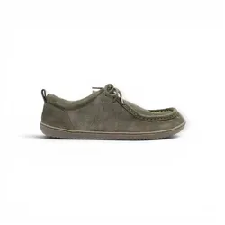 Groundies Mokassin Cricket (Zero Drop) khaki Herren, Größe Euro (US): 42 (9) - Zeitloser Mokassin für Herren mit TrueSense Technologie. Bietet maximale Flexibilität und natürlichen Komfort für Alltag und elegante Anlässe. Ideal für einen authentischen Look in Khaki.