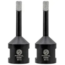 Fliesenbohrer Diamant 6mm M14 – Perfekte Löcher in Porzellan und Keramik - Der Fliesenbohrer Diamant 6mm M14 im praktischen 2er-Set ist ideal für präzises Bohren in Porzellan, Keramik und Marmor. Mit innovativer Kühlwachs-Technologie für längere Lebensdauer und optimale Leistung – perfekt für dein nächstes Projekt!