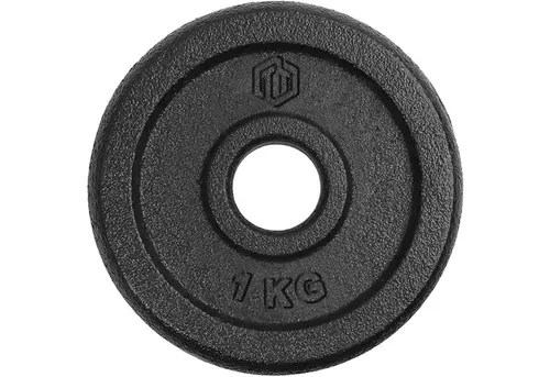 Sporttrend 24 Hantelscheiben Hantelscheibe 1KG Gusseisen 30/31mm, Gewichtsscheibe