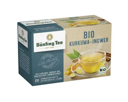 Bünting Tee Tee, Bio Bünting Tee Kurkuma Ingwer 45g