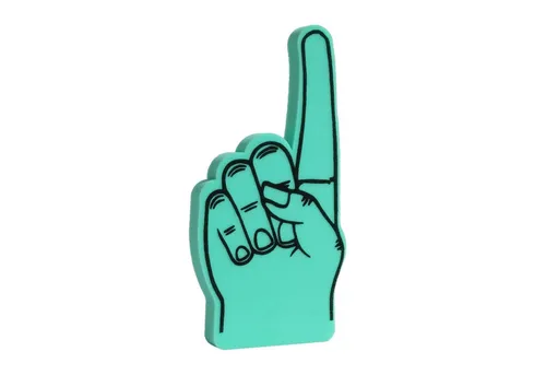 Deggelbam Football Schaumstofffinger Winkehand Jumbofinger - Fanartikel, Deutsche Herstellung!