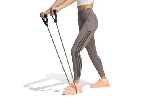 adidas Sportswear Trainingstights OPT 3 Streifen 7/8 Sport-Leggings Damen grau/schwarz