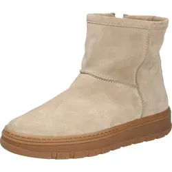 Paul Green Stiefelette Veloursleder - Beige - 37 - Modische Wanderschuhe mit Warmfutter und herausnehmbarem Wechselfußbett für optimalen Tragekomfort und individuelle Anpassung. Ideal für trendbewusste Damen!