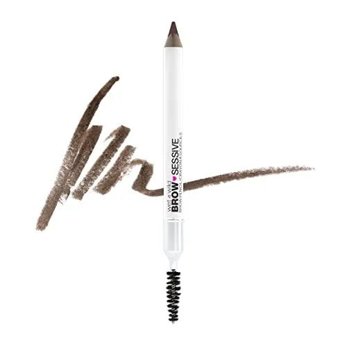Wet n Wild, Brow-Sessive Augenbrauenstift, Augenbrauenstift mit doppelter Spitze für dünne und dicke Augenbrauen, natürliche Formel, progressive Definition der Farbe, Braun