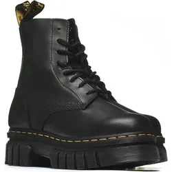 Dr. Martens Mädchen bovver boots, Schwarz, 39 EU - Stiefel für Mädchen aus hochwertigem Glattleder, robust und stylish für jeden Anlass