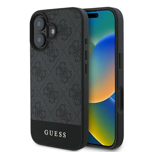 Guess 4G Bottom Stripe Hülle für iPhone 16 Plus 6.7