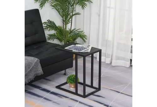 HOMCOM Beistelltisch mit Marmoroptik von HOMCOM