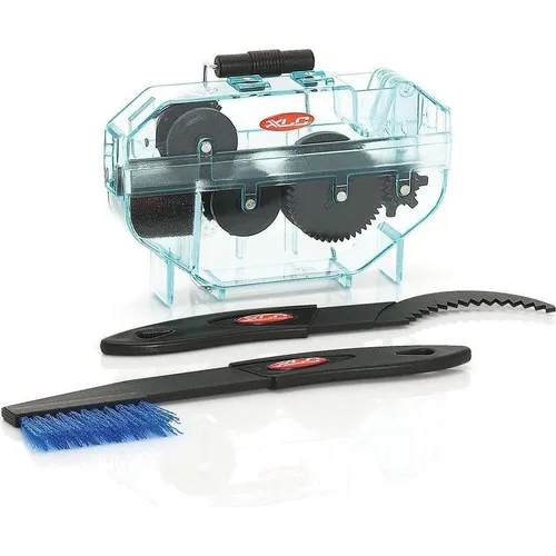 XLC Schaltreinigungs-Set TO-S57 - Effektives Kettenreinigungs-Set mit Bürste und Zahnkranzkratzer für eine gründliche Pflege Ihres Fahrrads. Ideal für den Einsatz bei allen Fahrradtypen.