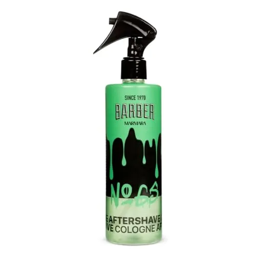 Barber Marmara Cologne Aftershave No.65 – Maskulines Barber Cologne – Lavendel, Leder & Patchouli – Aftershave, Body Spray, Hair Perfume – 400 ml