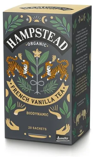 Hampstead Tea BIO Schwarzer Tee mit Vanille 20 Stk., 20 Stück