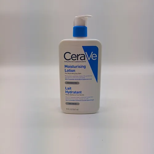 CeraVe Feuchtigkeitslotion für Körper und Gesicht, Leichte Pflegelotion für troc