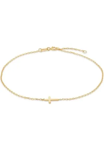 CHRIST Damen-Armband 585er Gelbgold mit Kreuz von Christ