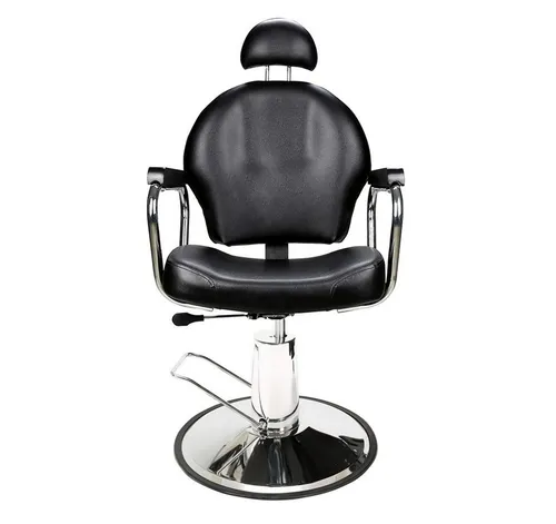 Barberpub Stuhl hydraulischer Friseurstuhl 3022BK, Schwarz von BarberPub