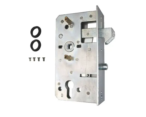 Alberts 416447 Ersatzschloss – Verzinkt für Schlosskasten 60 mm - Hochwertiges Ersatzschloss aus verzinktem Stahl mit Hakenfalle. Ideal für Schlosskästen mit 60 mm Dornmaß. Verlässlich und langlebig für Ihre Sicherheitsbedürfnisse.