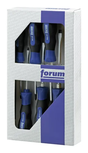 Forum Schraubendreher-Satz 6tlg. PH 6kt. - Schraubendreher-Satz mit 6 präzisen PH-Köpfen, ideal für vielseitige Anwendungen und handliche Reparaturen.