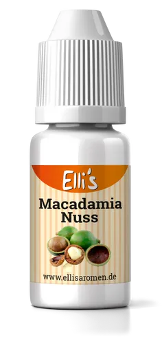 Ellis Lebensmittel Aroma  -  Geschmack: Macadamia Nuss - 10ml Konzentrat