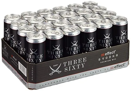 Three Sixty Energy Wodka, EINWEG (24 x 0.33 l)