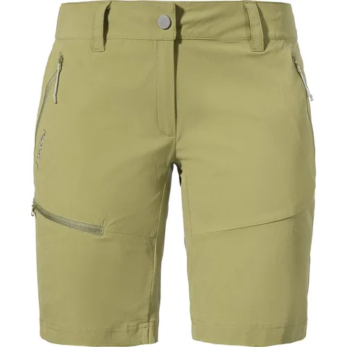 Schöffel Shorts Toblach2 grün (4605) 40 - Wanderhosen für Damen mit S.Café Ice-Café Technologie für hohen Tragekomfort und 4-Wege-Stretch für maximale Bewegungsfreiheit. Ideal für Wanderabenteuer und leichte Pflege.