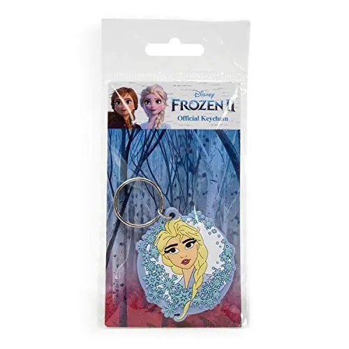 Pyramid Rubber Keychains - Frozen 2 (ELSA), RK38916C, Mehrfarbig, 15.5 x 7.5 x 0.5cm