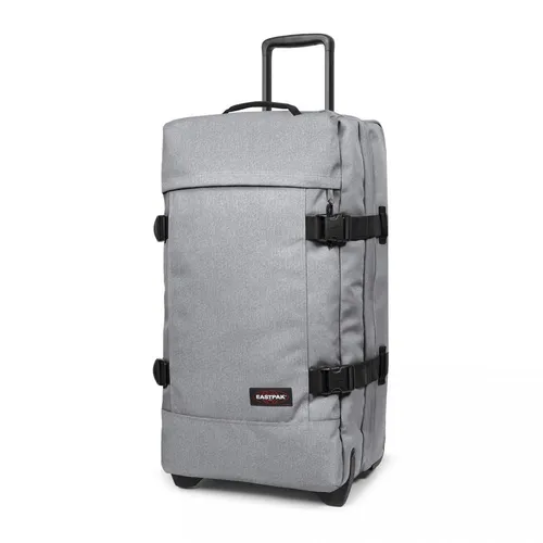 Eastpak Tranverz M Koffer, 67 cm, 78 L, Grau (Sunday Grey) - Handgepäck Koffer mit großen Doppeldeckfächern und TSA-Schloss für optimale Sicherheit, ideal für Reisen mit viel Platz und einfacher Organisation.