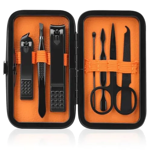 fenlebeneil Maniküre Set Nagelknipser Set Persönliche Pflege Nagelpflege Kits Reise Nagelpflege Set Maniküre Nagelknipser Pediküre Kit Basic Nagelpflege Werkzeug Geschenk für Familien Kollegen Freunde