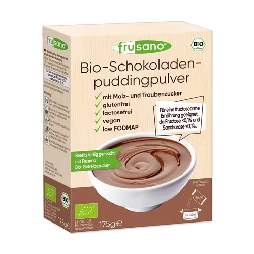 Frusano Bio Schokoladenpuddingpulver 175g 30,80 EUR/kg von frusano®