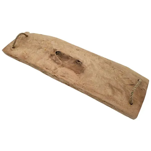 Produktbild Serviertablett Holz Servierbrett Anrichteplatte Platte Tablett braun 50 cm Lang