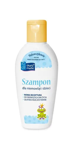 Skarb Matki Szampon für Babys und Kinder 80ml - Sanftes Shampoo für Babys und Kinder, ideal für empfindliche Kopfhaut und sorgt für eine milde Reinigung.