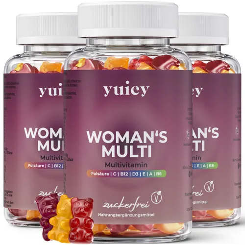 yuicy® Woman's Multi Gummies - Vitamine für Frauen