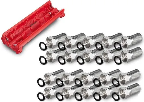 ARLI Abisoliermesser + 20 F - Stecker breiter Mutter + Dichtring Abisolierwerkzeug