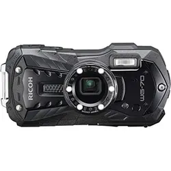 Ricoh WG-70 Kompaktkamera - Digitalkamera mit 16 MP CMOS Sensor, wasserdicht bis 14 m und stoßfest. Ideal für Abenteuer und Outdoor-Aktivitäten!