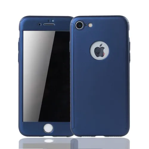 Handyhülle Schutz Case für Apple iPhone 6 / 6s Plus Cover Displayschutz Blau