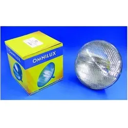 OMNILUX PAR-64 240V/1000W GX16d MFL 300h T - PAR-Lampe mit warmweißem Licht und hoher Farbwiedergabe (Ra 99), ideal für professionelle Beleuchtung in Bühnen und Veranstaltungen.