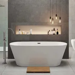 Freistehende Badewanne FINDLAY Anti-Slide 160 cm