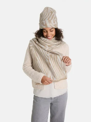 Lieblingsstück Schal Damen-Strickschal, elegant und warm in beige von Lieblingsstück