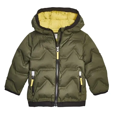 first instinct by killtec Unisex Baby Fiow 60 Mns Qltd Jckt Steppjacke Funktionsjacke Mit Kapuze, Moos, 110-116 EU