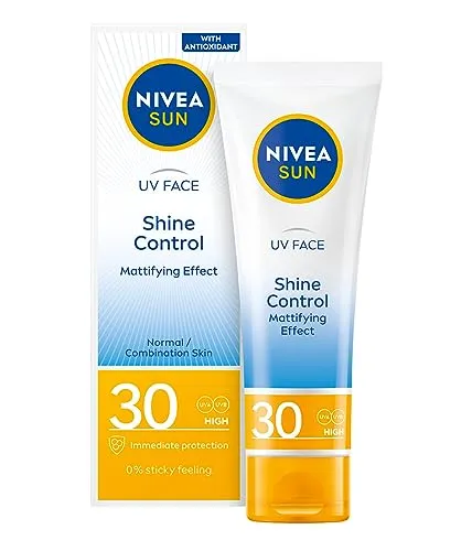 NIVEA SUN Shine Control Mattierende Gesichtscreme SPF 30 50ml