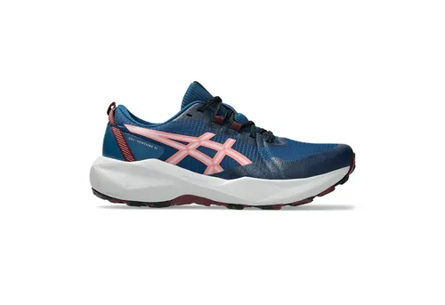 ASICS Gel-Venture 11 Trailschuh Damen - Blau/Rosa, Größe 37 - Erlebe Abenteuer mit dem ASICS Gel-Venture 11! Strapazierfähiges Synthetik-Obermaterial und Gummilaufsohle bieten Stabilität und Grip auf jedem Terrain. Optimaler Tragekomfort für deine nächsten Trails.