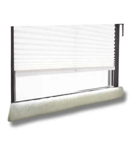 Produktbild K. & N. Schurwolle 551 Schurwoll-Zugluftstopper für Fenster 100 cm, Natur
