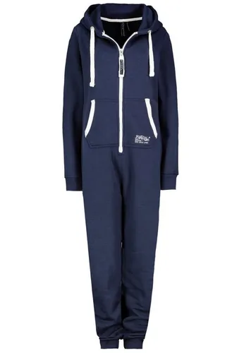 Eight2Nine Jumpsuit Sweat Overall, dark-blue - Stylischer Sweat Overall in dunkelblau, aus 60% Baumwolle für hohen Tragekomfort, perfekt für lässige Freizeitlooks.