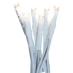 Best Season LED-Lichterkette, 20teilig warmwhite LED, weisses Kabel, indoor, 421-21 - Weiß