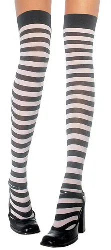 Halterlose Ringel-Strümpfe in diversen Farben