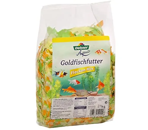 Dehner Aqua Goldfischfutter Flocken Mix, 1 kg (1er Pack)