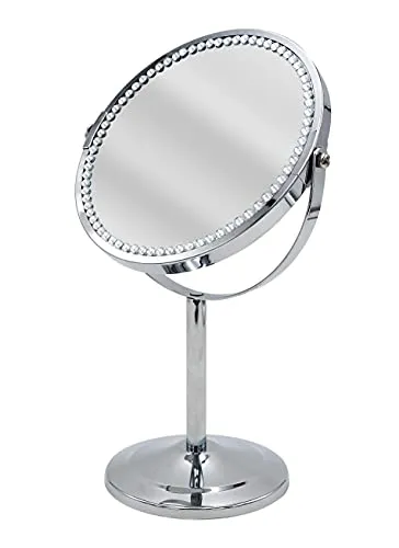 RIDDER Kosmetik-Standspiegel mit Strasssteinen Helene Chrom von Ridder